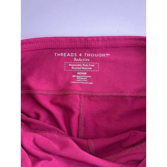 NWT Threads 4 Thoughts Aubergine ReActive Moto Skinny Legging Women's Sz Medium - Picture 7 of 10